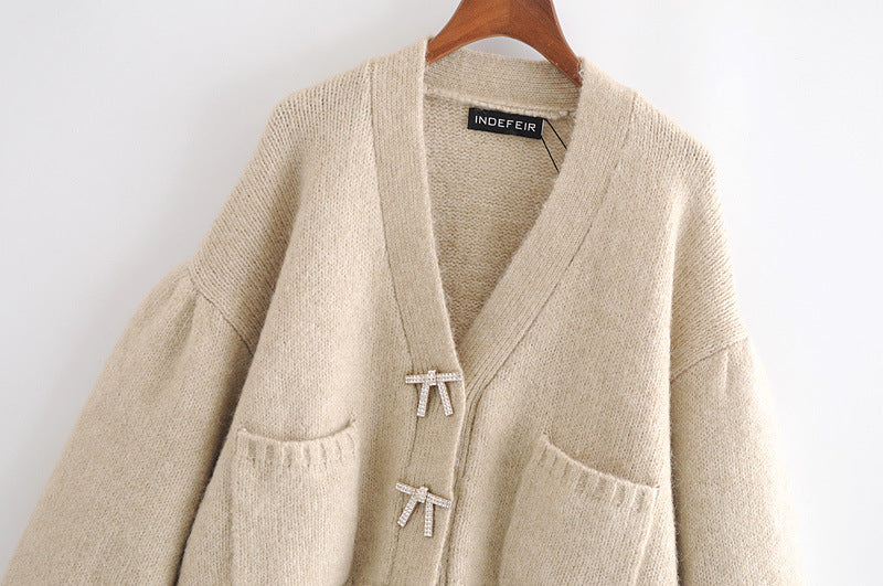 Autumn women's cardigan sweater sweater coat 1357