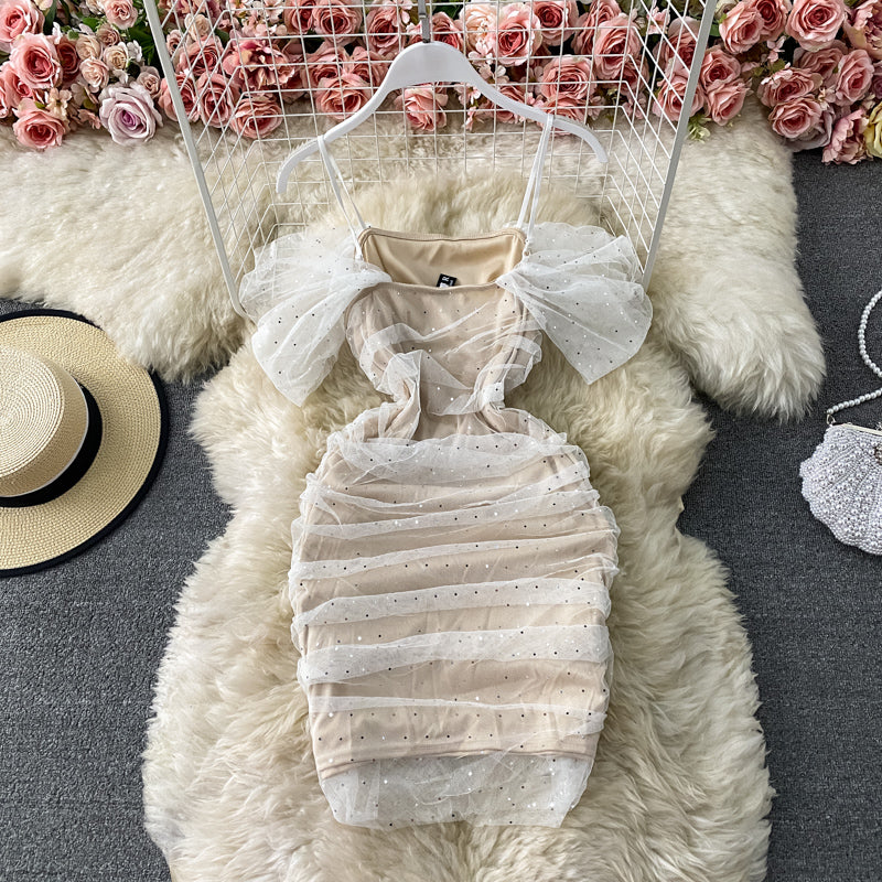 Glittering Sequin mesh super Fairy Dress 3164