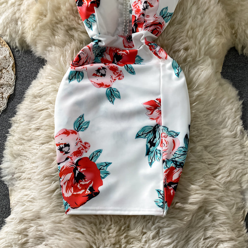 Nouvelle jupe courte sexy slim slim avec perles à ongles 3315