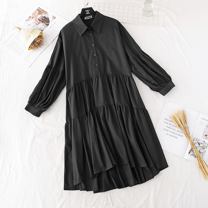 The new skirt is light and mature, foreign style, loose and slim 2300