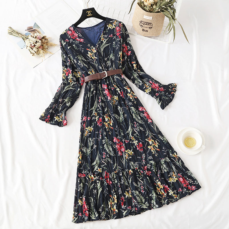 Super xiansen French style pleated skirt 2290