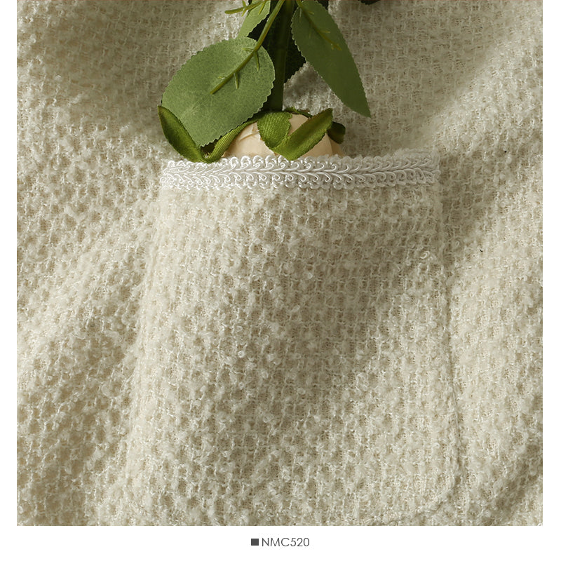 Koreanischer Retro-Kleinkaro-Einreiher mit V-Ausschnitt, Langarmmantel 2114