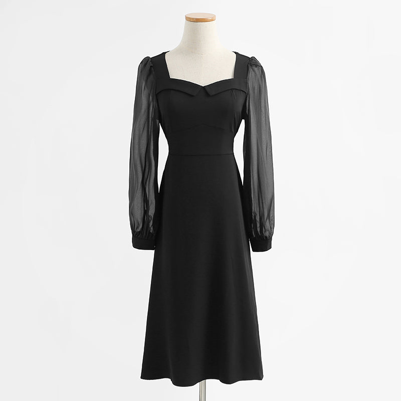 Fashion waist closing thin fairy skirt temperament waist closing bottomed long skirt 2189