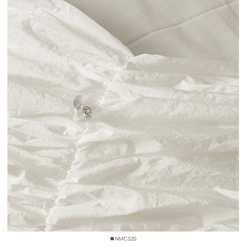 Han Fan irregular pleated short skirt 2641