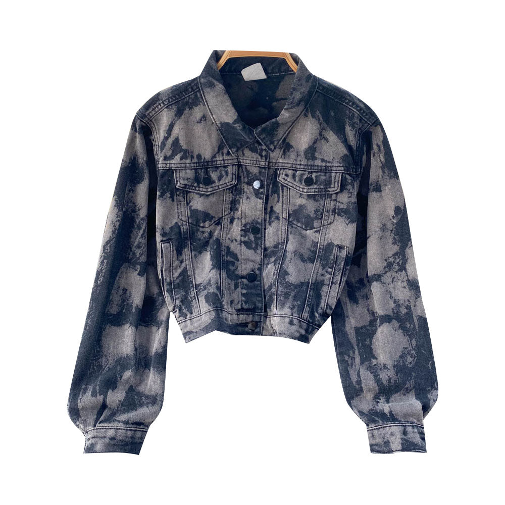 Jeansjacke vielseitig Jacke Top 1524