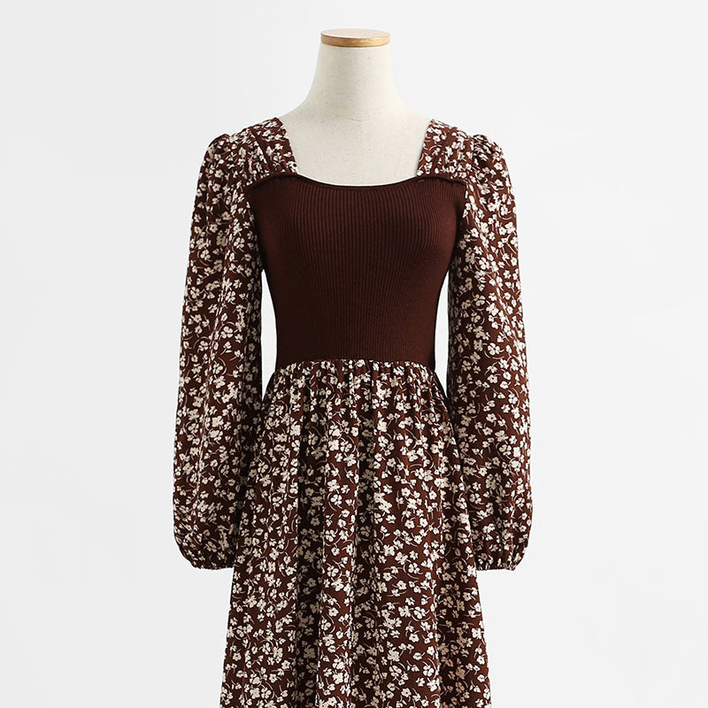 New stitched bottomed skirt lace up thin medium length skirt 2162