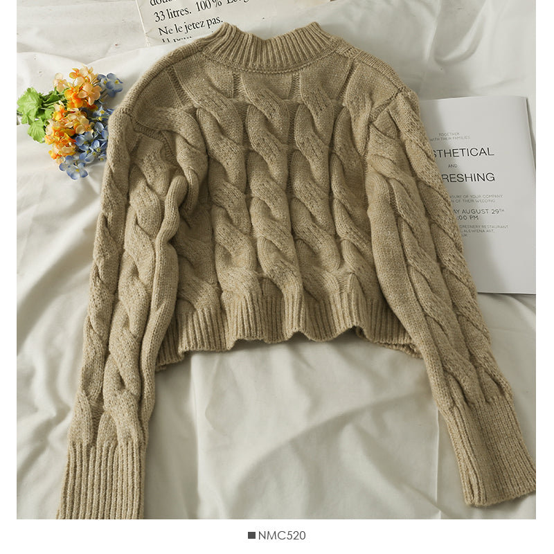 Women's Linen sweater is slim and half tall 1963