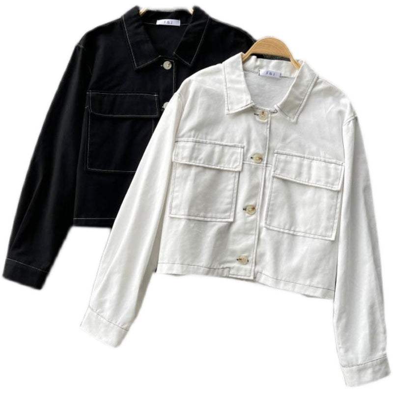 Early autumn jacket cardigan short coat female 1541