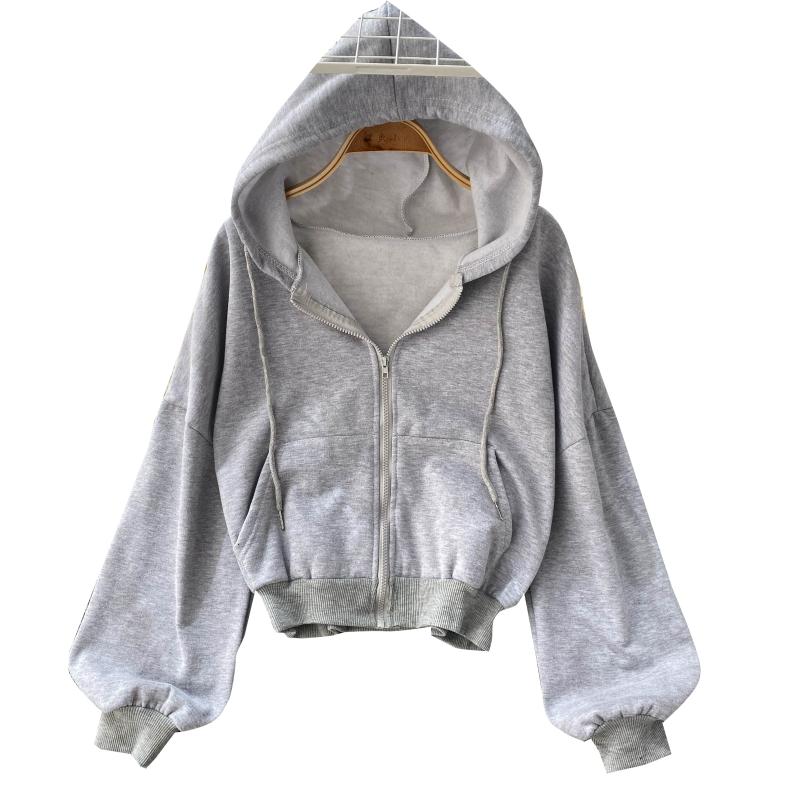 Pullover Cardigan Mantel Langarm Kapuzenbluse Damen 1529