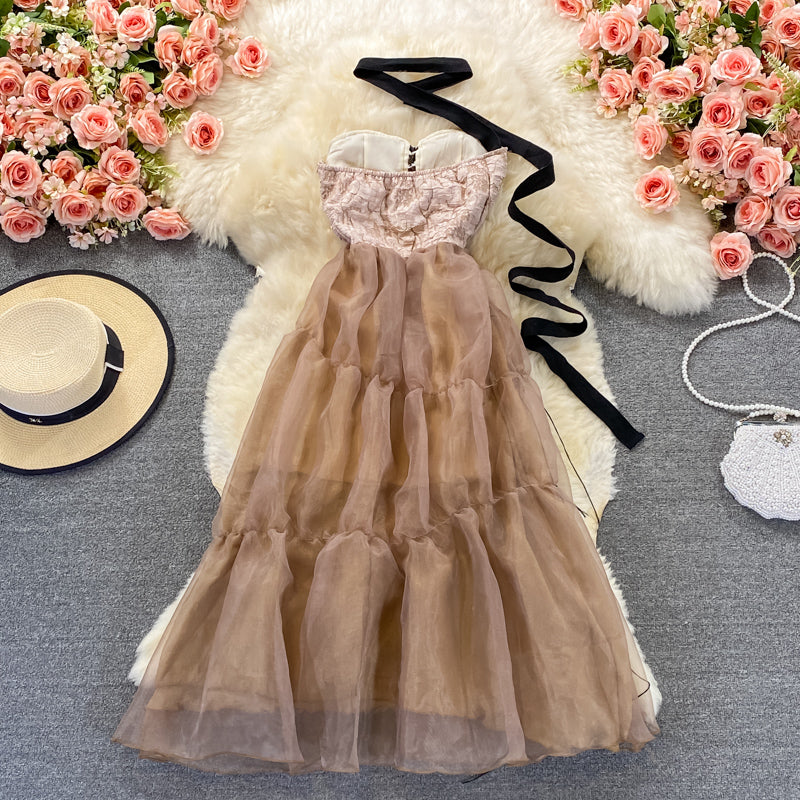 Robe bustier de luxe légère haut de gamme 2775