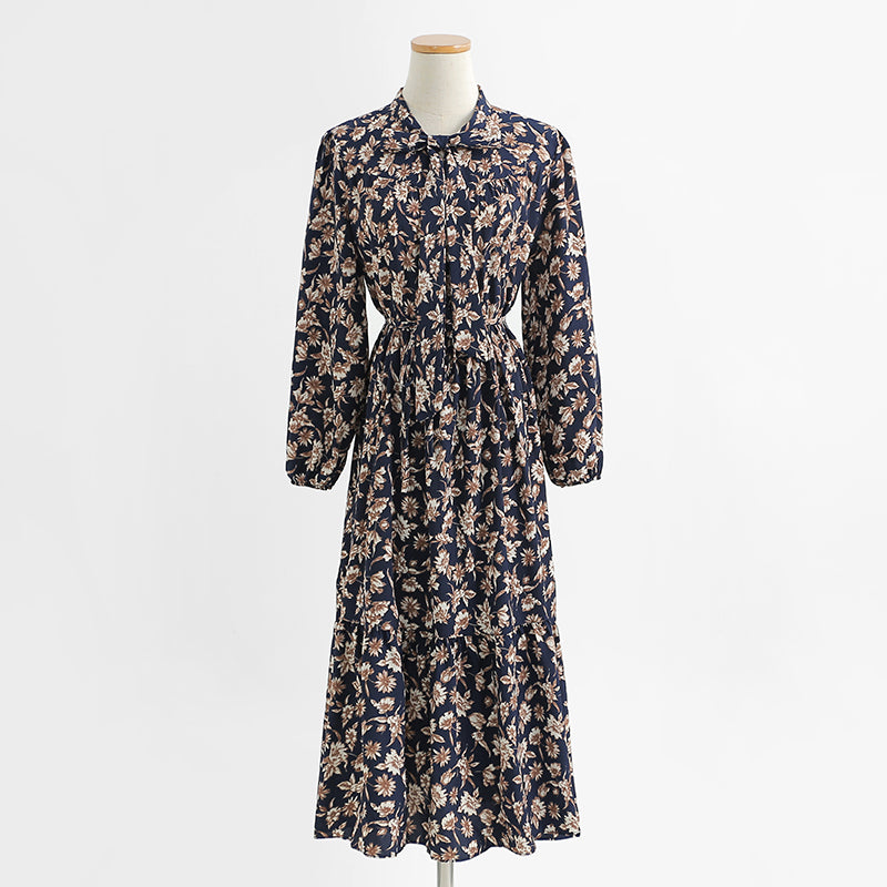 New style elegant lace up long sleeve waistband slim A-line skirt 2431