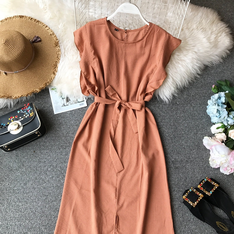 Robe portefeuille slim irrégulière 2873