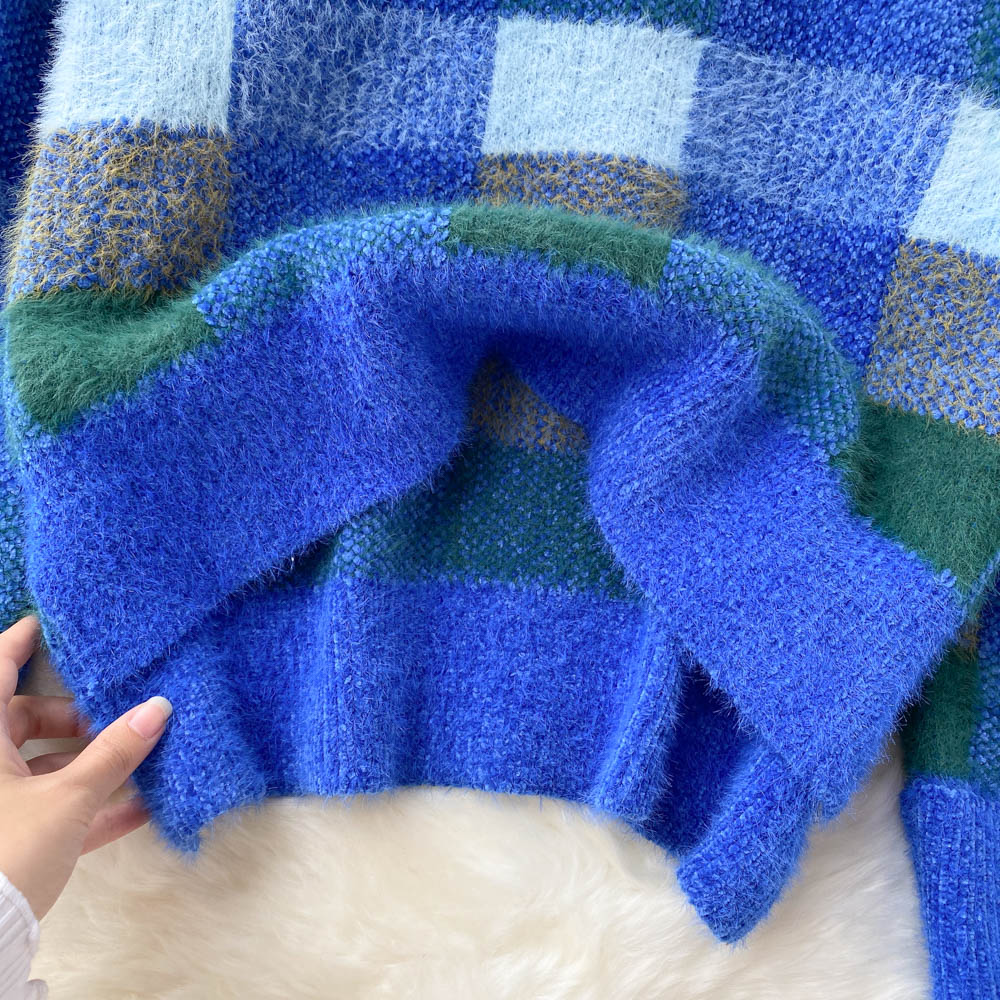 Hong Kong style sweater retro Japanese lazy Pullover 1622