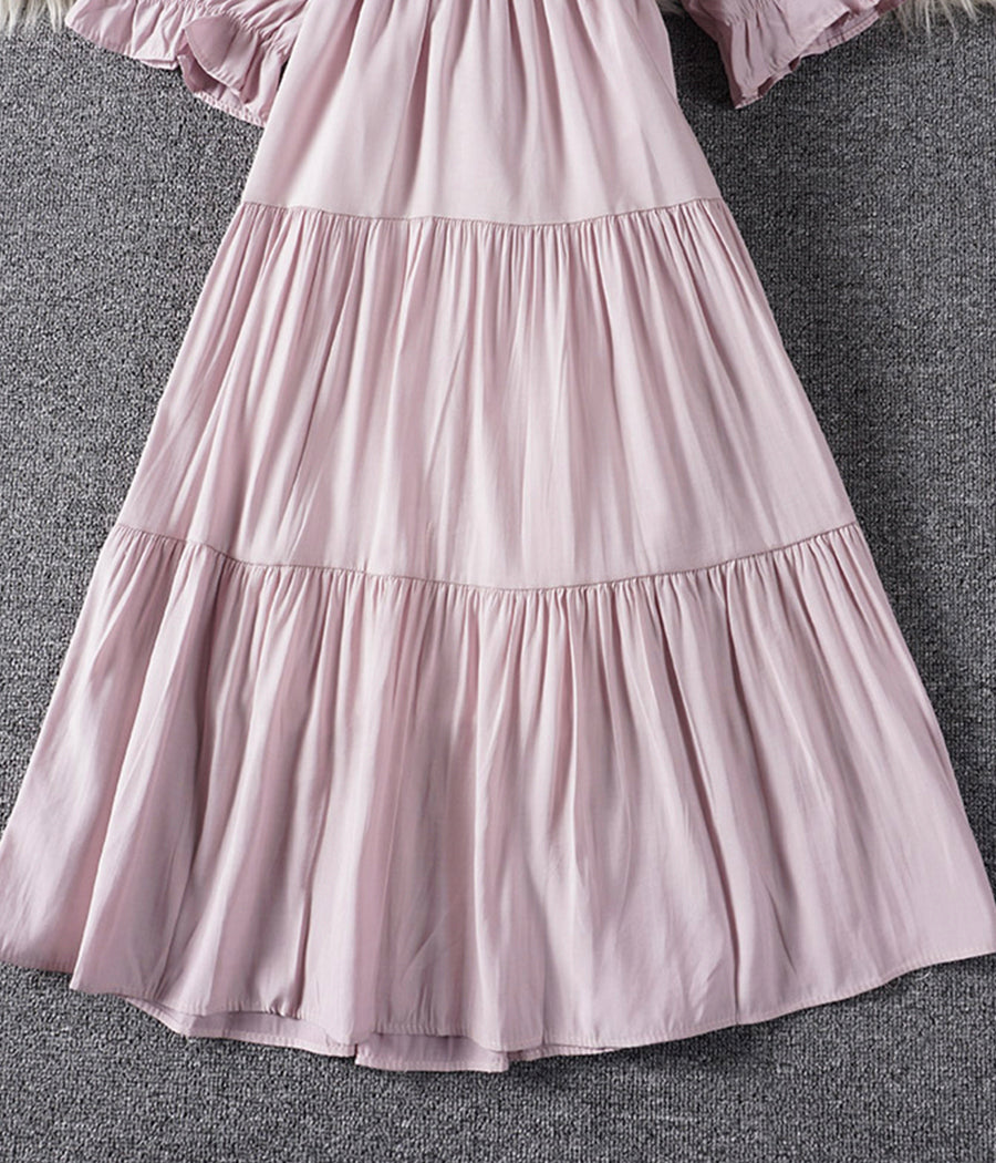 Lovely A line dress summer dress 1247