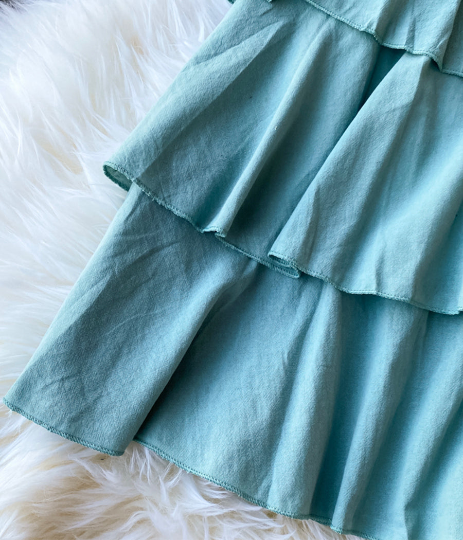 Robe d'été longue mi-longue à bretelles spaghetti et col en V 1231