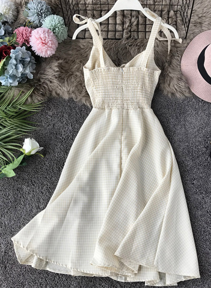 Mini dress cute strapless dress summer dress 1128