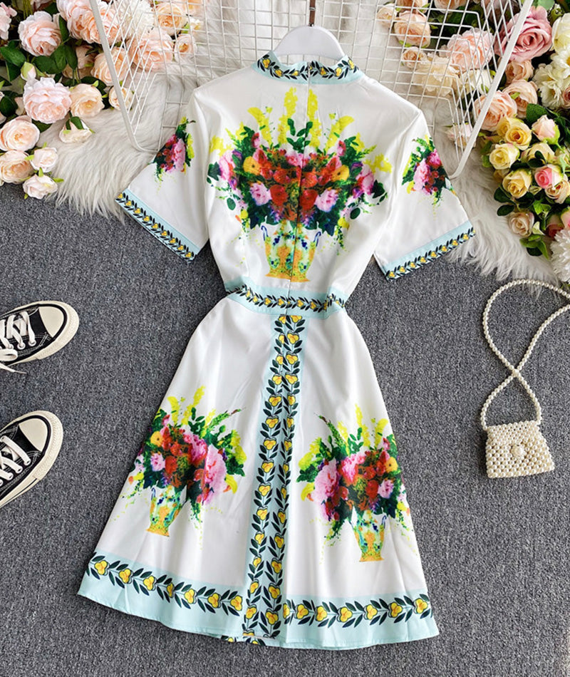 A line printed dress 1003
