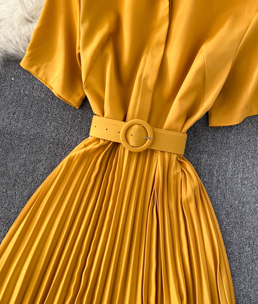 Einfaches A-Linien-Modekleid 881