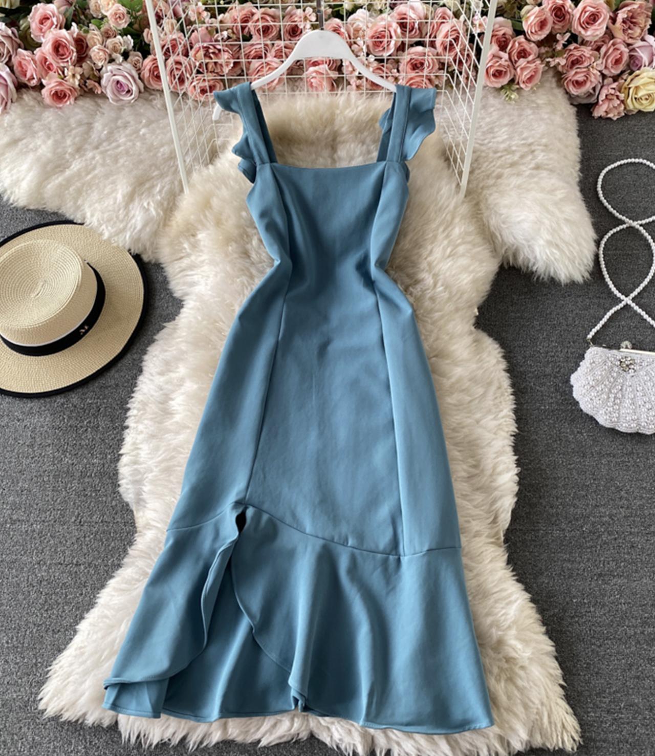 Cute A line short dress fashion dress 751