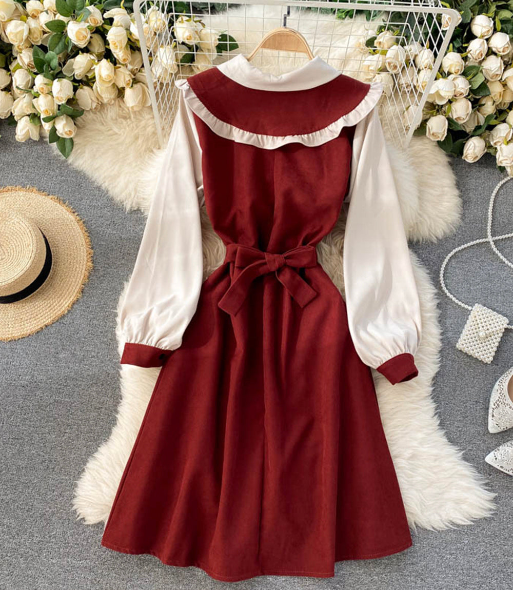 Robe courte mignonne à la mode 873
