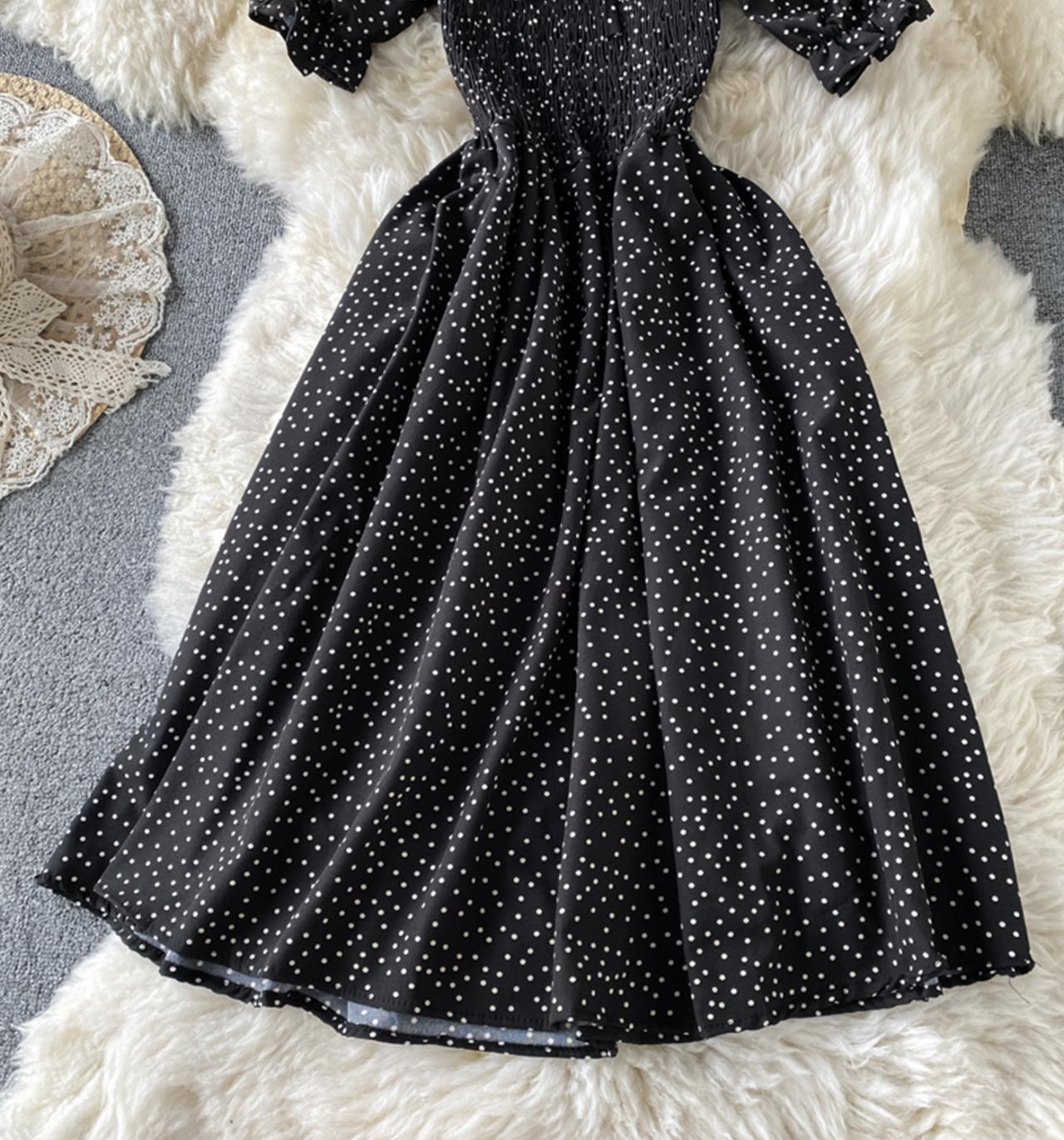 Robe courte trapèze mignonne et tendance 716