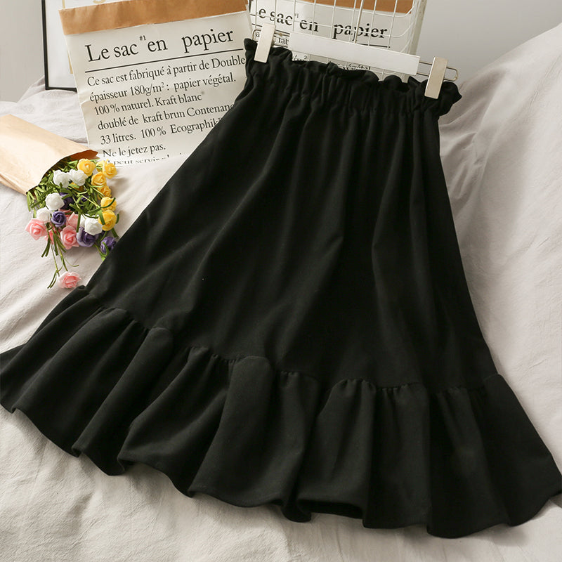 Cute A line skirt fashion skirt 3443