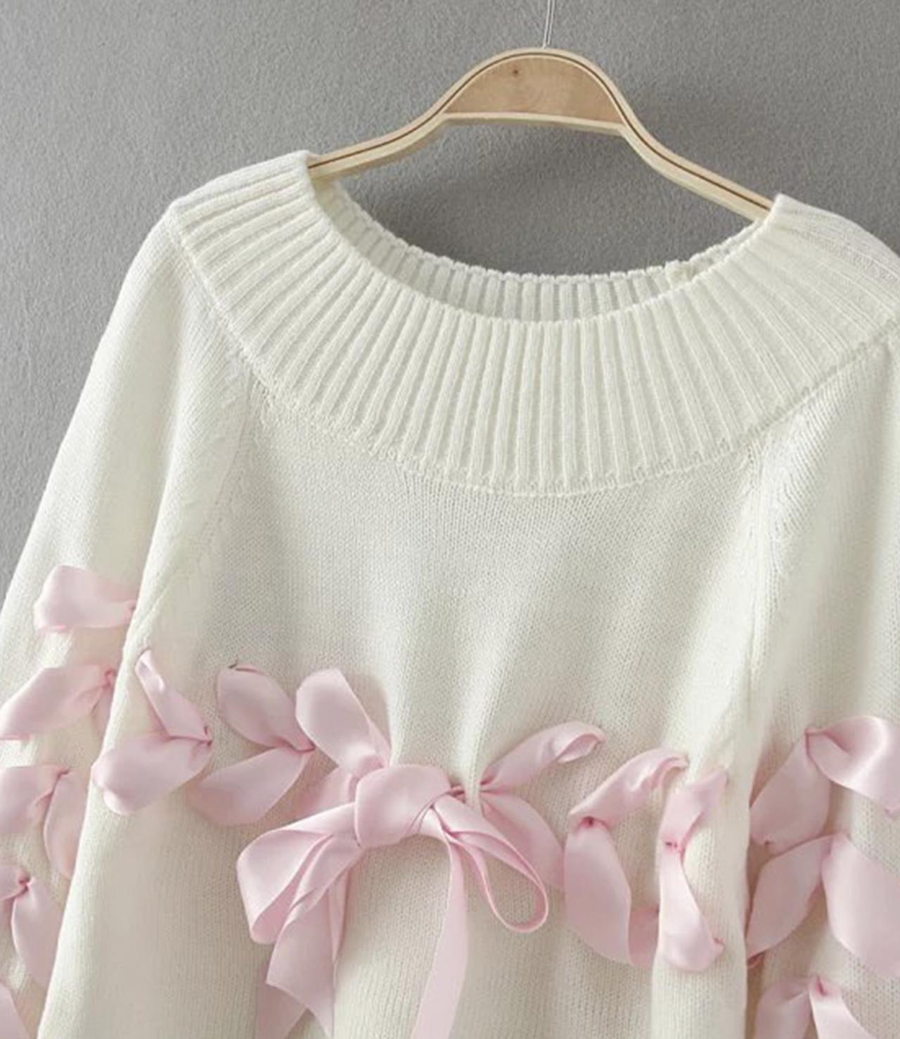 Süßer Schnürpullover 042