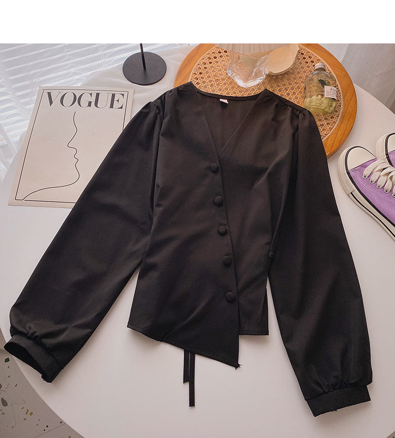 French Lantern Sleeve Shirt Nischenbandage 6280