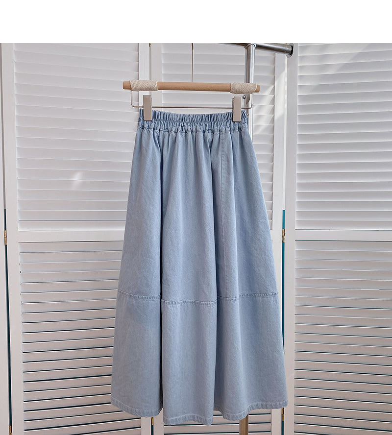 Korean slim casual A-line dress 5795