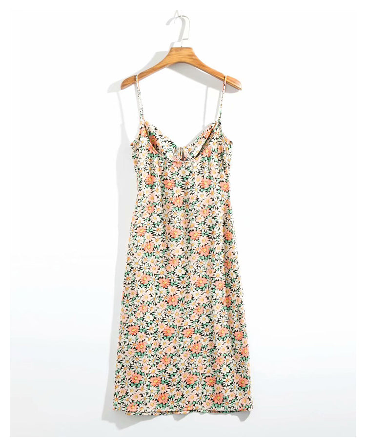 Französisches kleines sexy Daisy Urlaubskleid 7139