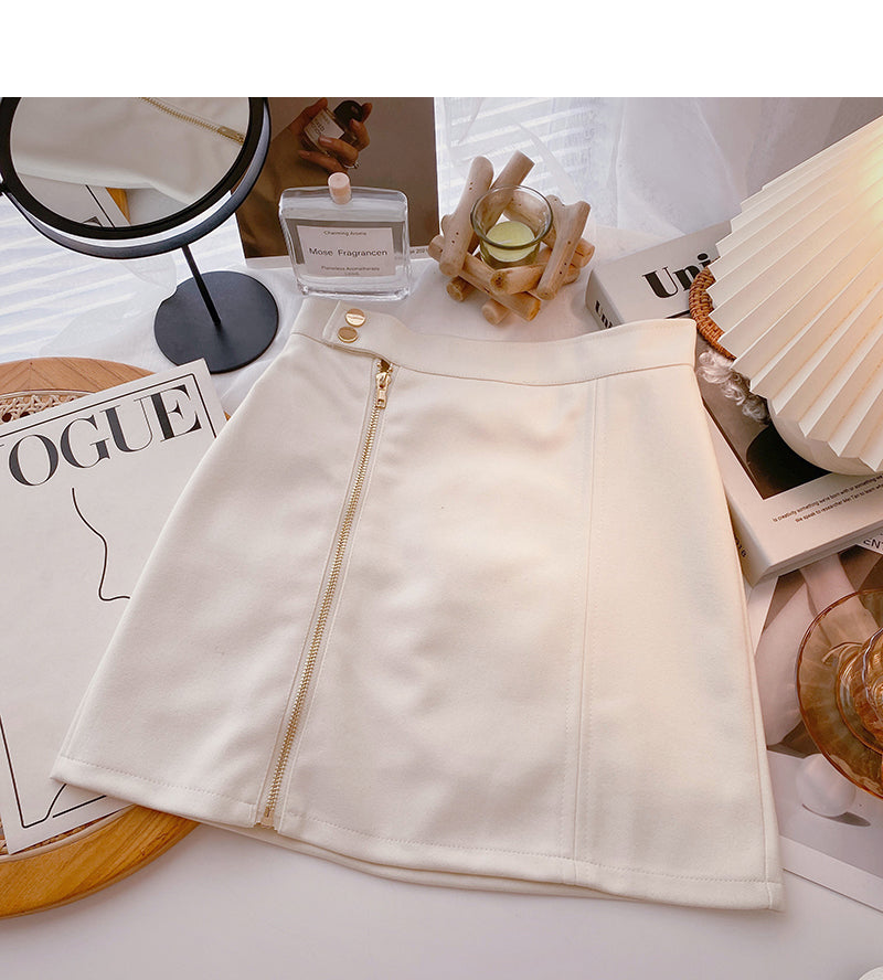 The new Korean version is slim and versatile, with a trend of casual short skirts 5613