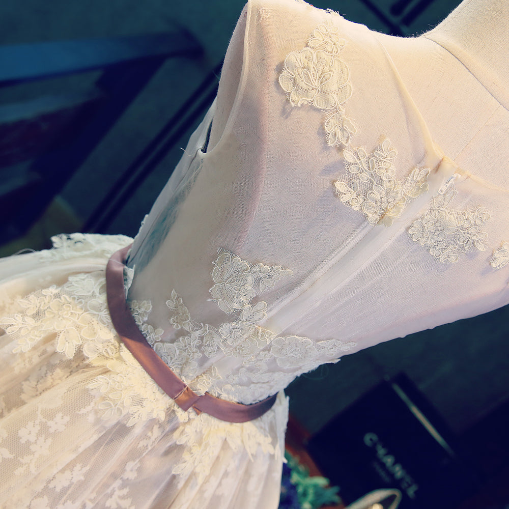 Cute tulle lace short prom dress,homecoming dress,cheap prom dresses 7117