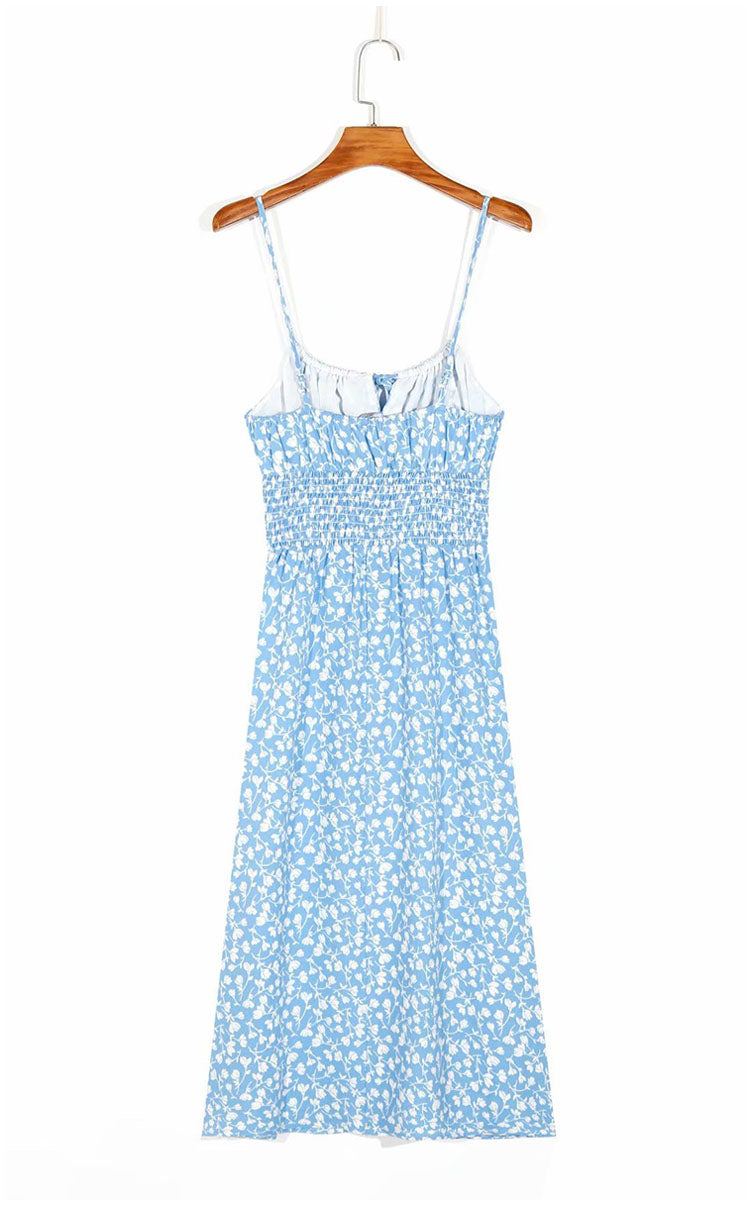 Robe polyvalente à bretelles avec lacets et dos nu 7084