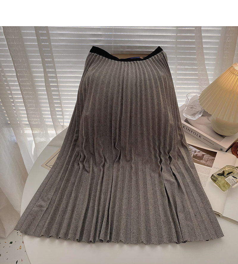 La mode des minorités coréennes montre la tendance de la jupe fine 5737