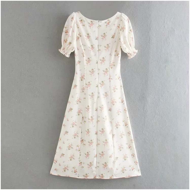 Robe de demoiselle d'honneur de style courtoisie Platycodon grandiflorum 7124