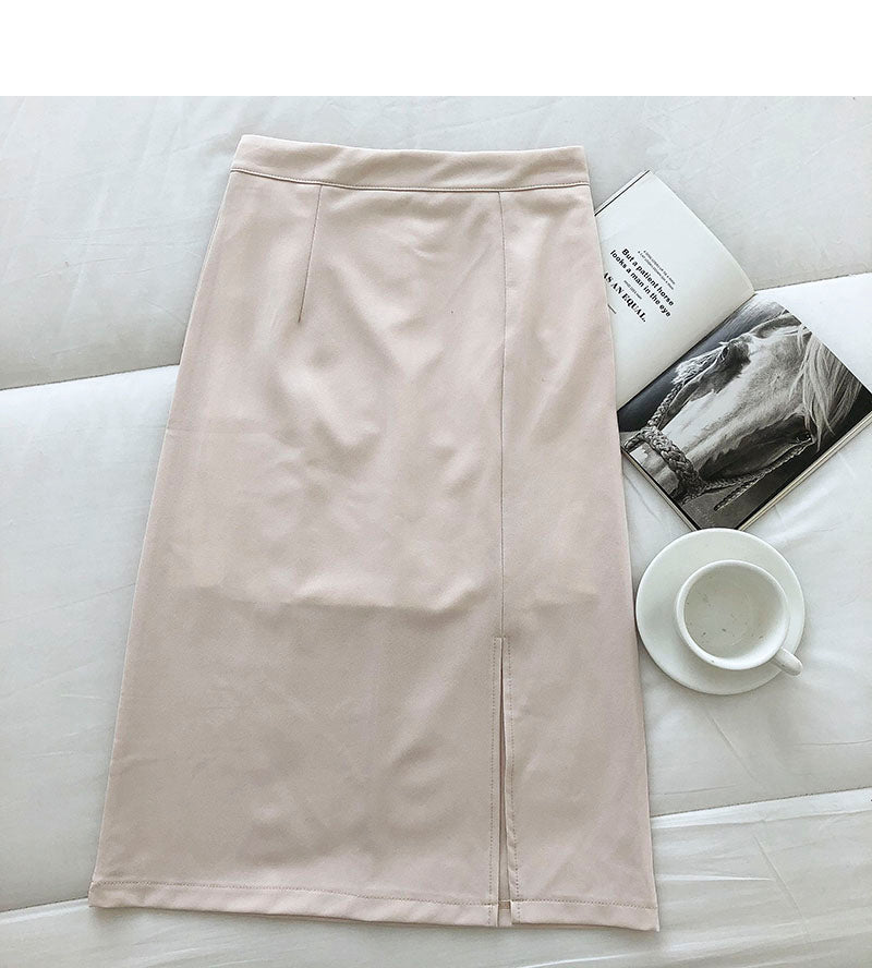 New Korean style slim retro skirt 5683