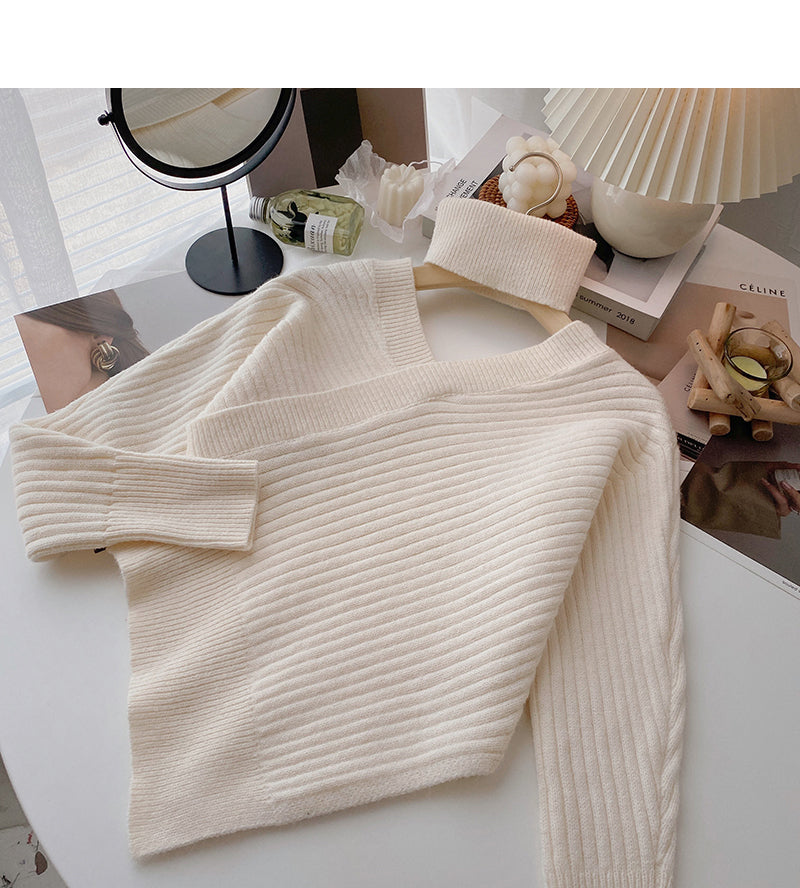 Schlankes Design mit V-Ausschnitt und hängendem Temperament Top Fashion 6180