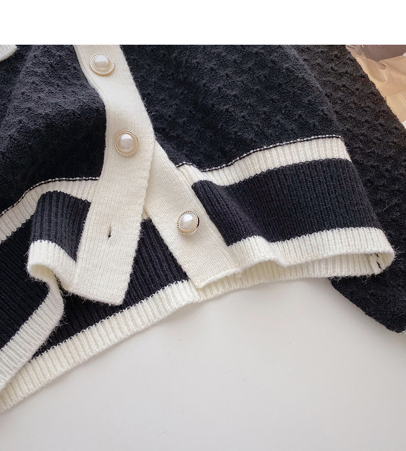 Slim and versatile color blocking long sleeve T-shirt 6076