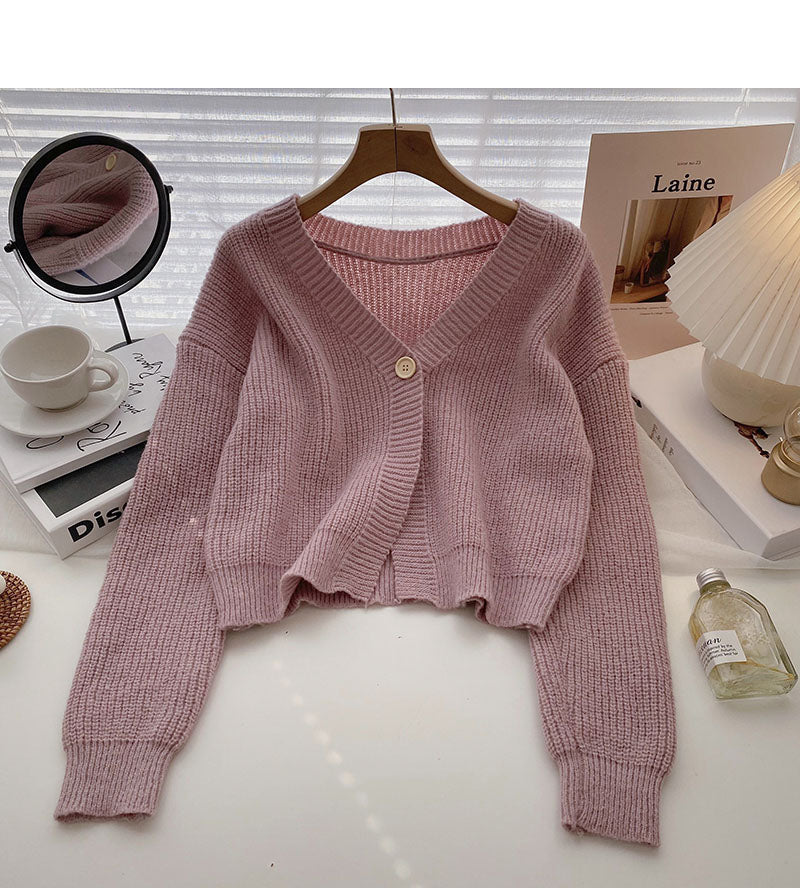 New Korean leisure aging foreign style long sleeved top 6443