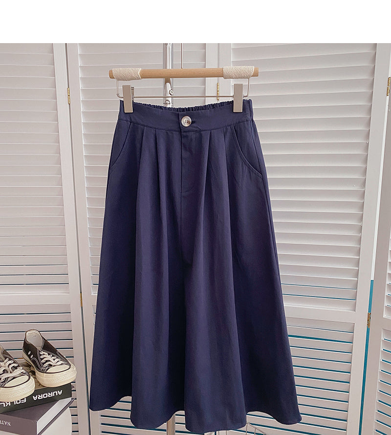 New Korean version of Hong Kong Style A-shaped umbrella skirt 5822