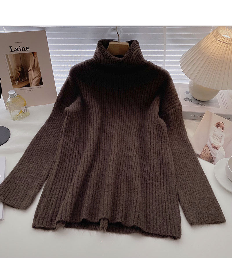 Nouveau haut décontracté de couleur pure de style coréen 5930