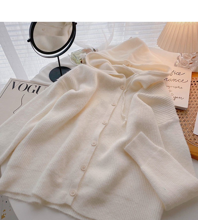 New Korean casual lazy long sleeve drawstring top 5911