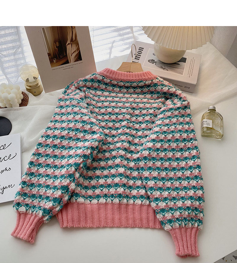 Haut à manches longues de style étranger de conception minoritaire coréenne 5913