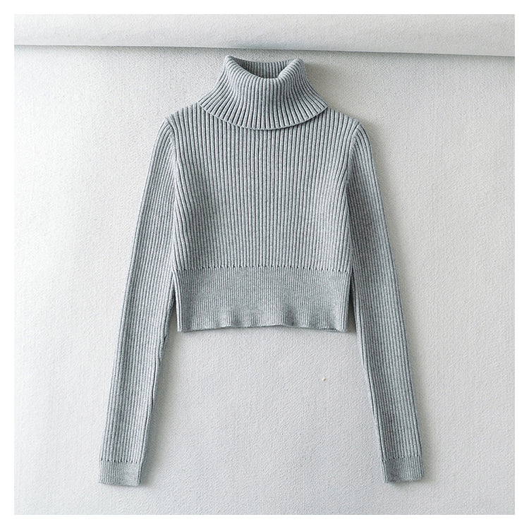 American Vintage turtleneck sweater bottomed sweater top 7198