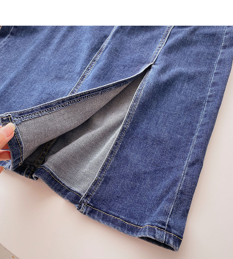 Neuer modischer temperamentvoller Retro-Rock in A-Linie im koreanischen Stil 5715