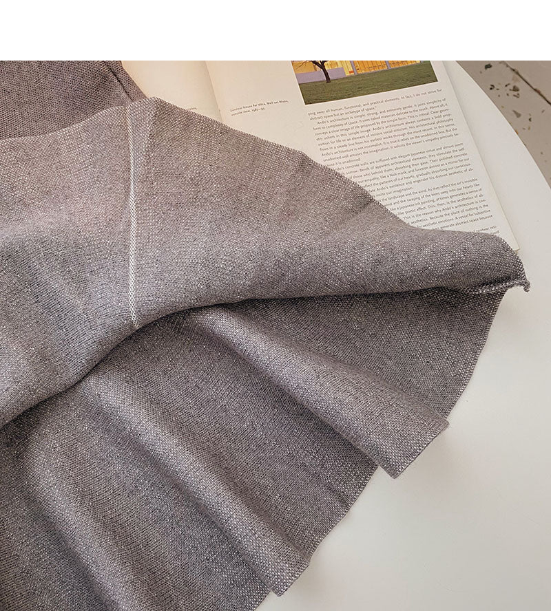 Fashion high waist wrap hip thin color block fishtail skirt 5748