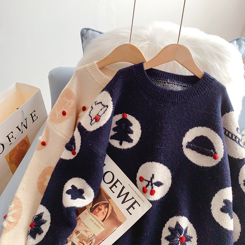 Christmas clothes sister sweater 5256