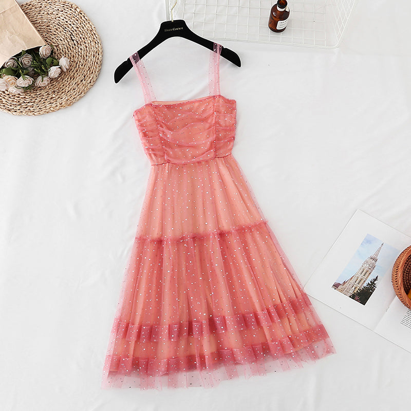 New little man suspender skirt fairy super fairy Department sweet 4669