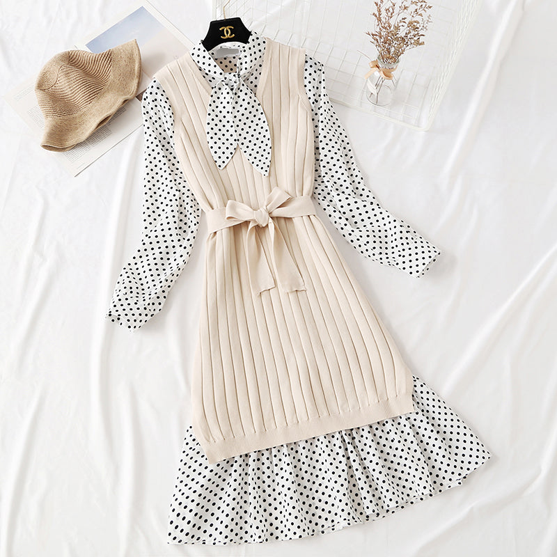 A very exotic French minority suit skirt two-piece set 4474