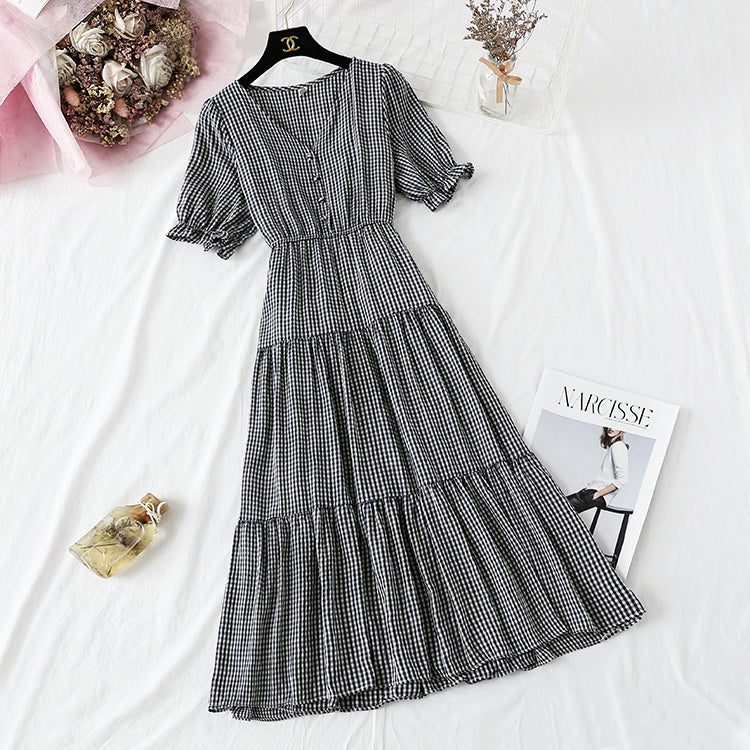 Literary and artistic long skirt fairy super xiansen department is sweet and thin 3732